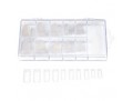 Set Profesional 100 Tipsuri Transparente